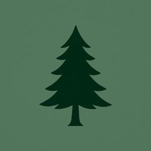 Pine Tree Forest Green Clipart, Pine Tree digital download, Evergreen Tree, Evergreen Pine Tree Instant Download