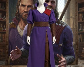Gale Dekarios Kostüm: BG3 Magier Outfit mit Leder Details