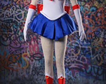 SailorMoon Tsukino Usagi Serena Cosplay Kostüm Uniform Kleid