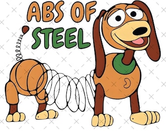 Perro Slinky de ABS de acero SVG PNG, Toy Story de Disney Pixar PNG, Diseño divertido de Toy Story (Descarga digital)