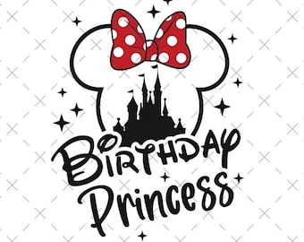 Birthday Princess PNG SVG, Birthday Girl Png, Family Vacation, Family Trip Png, Magical Kingdom, Birthday Squad, Family Matching Birthday