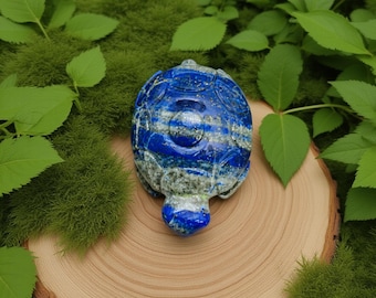 ラピスラズリー 亀置物 ラピスラズリの亀の置物 | 癒しのクリスタル