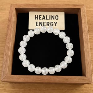 High Quality Moonstone Chakra Bracelet – Natural White Beads for Spiritual Healing, Intuition & Meditation, Handmade Jewelry Gift for All