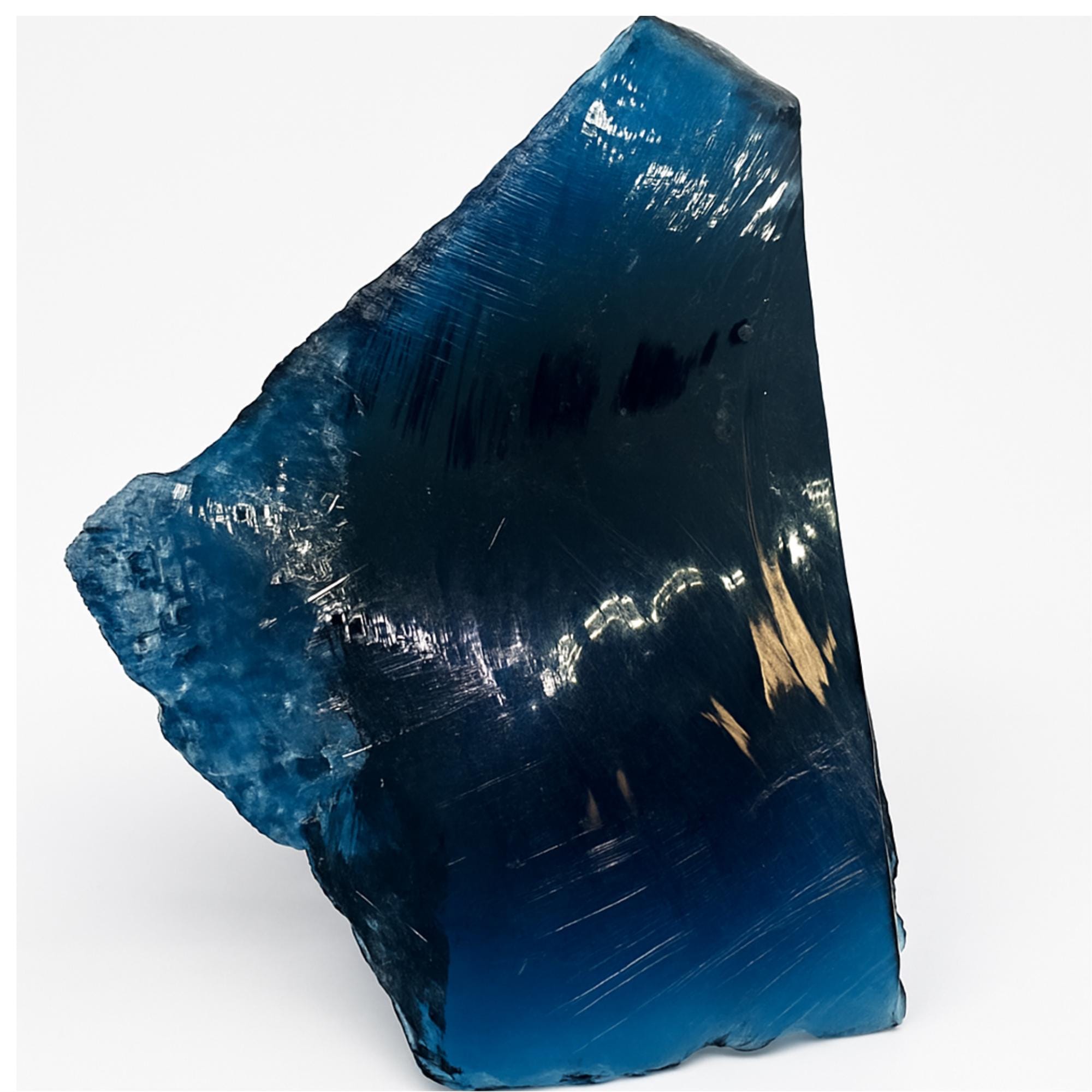 ブルーオブシディアン原石 410-510カラット | ワイヤーラッピングや