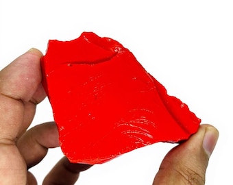 Coral rojo italiano en bruto / Cristal curativo sin tallar (200-300 ct)