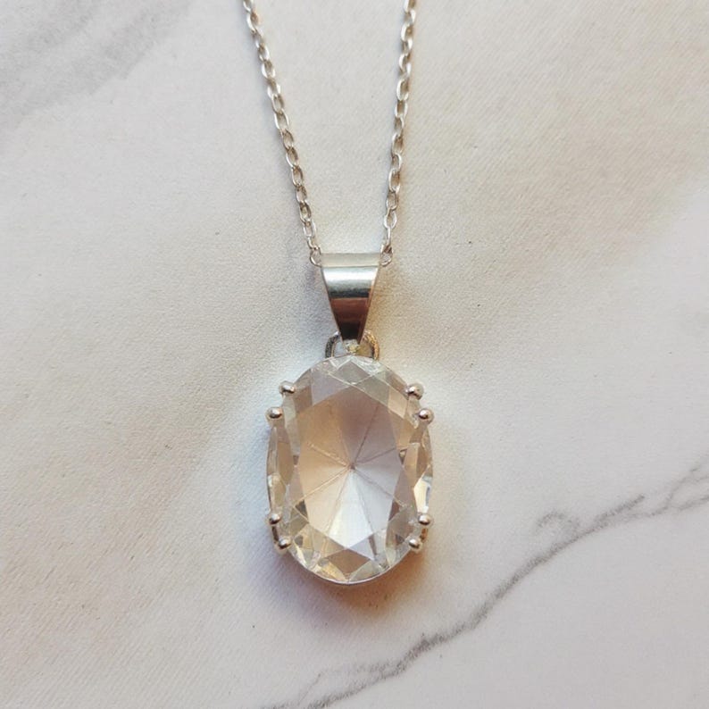 Spiritual gemstone necklace for women