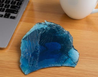 ブルーオブシディアン原石 1100-1200カラット | スピリチュアル