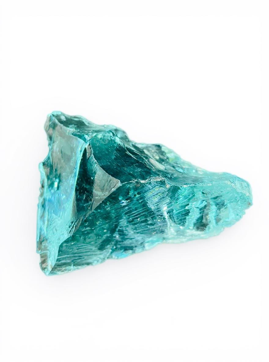 オプシディアン アクアブルー Large Raw Aqua Blue Obsidian Gemstone 925-1025 CT – Meditation