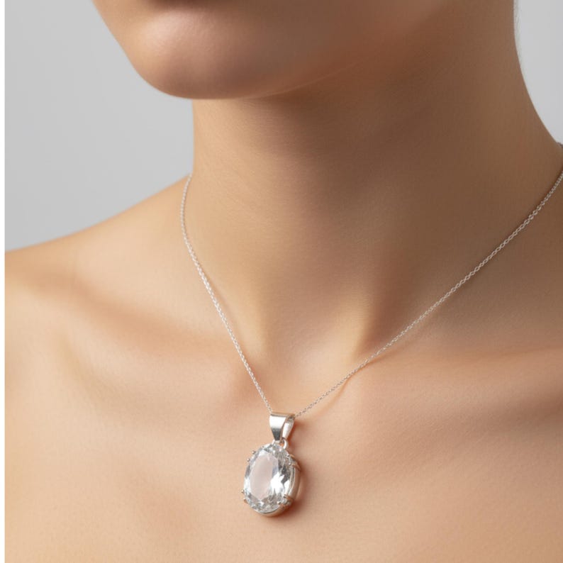 Sterling silver white sapphire jewelry
