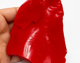 Italian Red Coral Rough Stone | 1250 ct Crystal for Healing