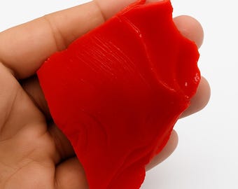Red Coral Rough Gemstone 1350ct Natural Crystal Healing Root Chakra Jewelry Craft Raw Mineral Rock Vitality Spiritual Decor