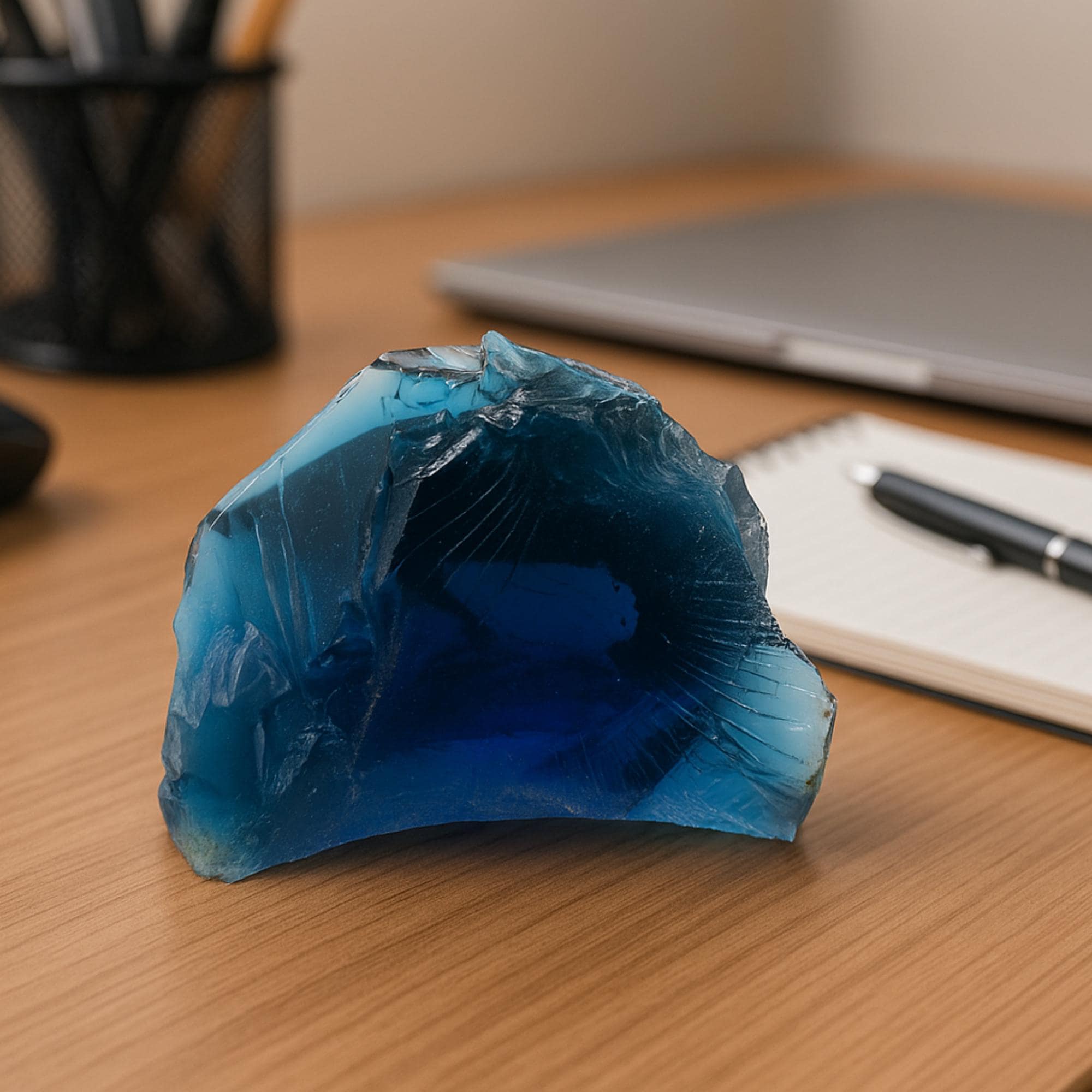 高品質ブルーオブシディアン天然原石700-800カラット宝石｜ジュエリー