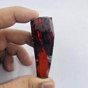 Natural Red Zircon Rough Gemstone 225-275CT| Untreated Raw Healing Crystal for Root Chakra, Energy Balance, & Jewelry Making Supplies