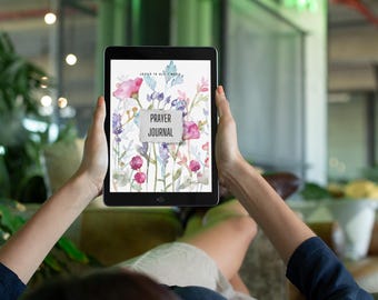 Christian Digital Prayer Journal for iPad & iPhone | 100-Page Faith Journal PDF | Bible Study, Devotional and Gratitude Journal