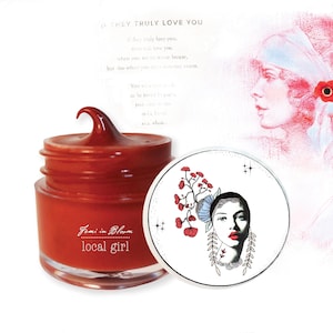 Red Cherry Sheer Glow Organic Lip Gloss Plumper Treatment / Plant-based, Raw Manuka Honey, Bee Venom Lip Booster / Moisturize, Hydrate