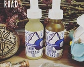 Beard Grooming Kit / Hash Mountain Beard Oil & Grow That Beard Oil Kit / Beard styling taming oil, Mustache, Beard growth, Natural, Organic