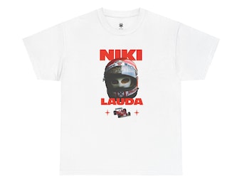 Niki Lauda F1 Racing Tee, Retro Formel 1 Legende Shirt, Vintage Motorsport Fan Geschenk