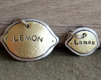 lemon dog tag