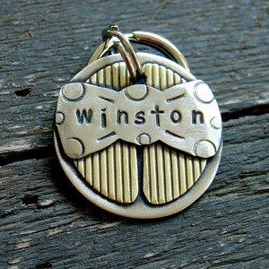 Dog ID Tags-the Mini Winston small pet id tag for small dogs and cats image 4