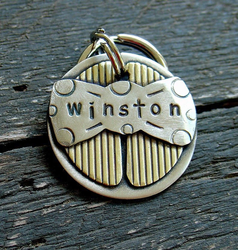 Dog ID Tags-the Mini Winston small pet id tag for small dogs and cats image 4