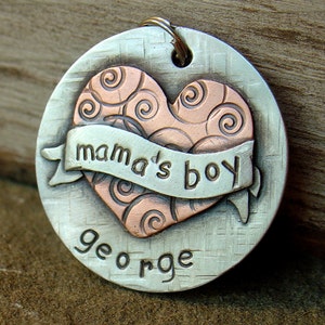 Dog Tag - Dog ID Tag - Pet Tag - Personalized - tattoo inspired for cool pups
