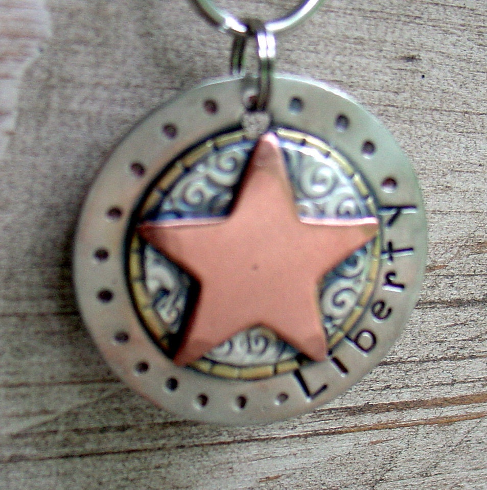 Dog ID tag- Liberty Star