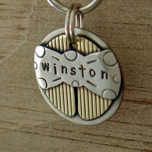 Dog ID Tags-the Mini Winston small pet id tag for small dogs and cats image 3