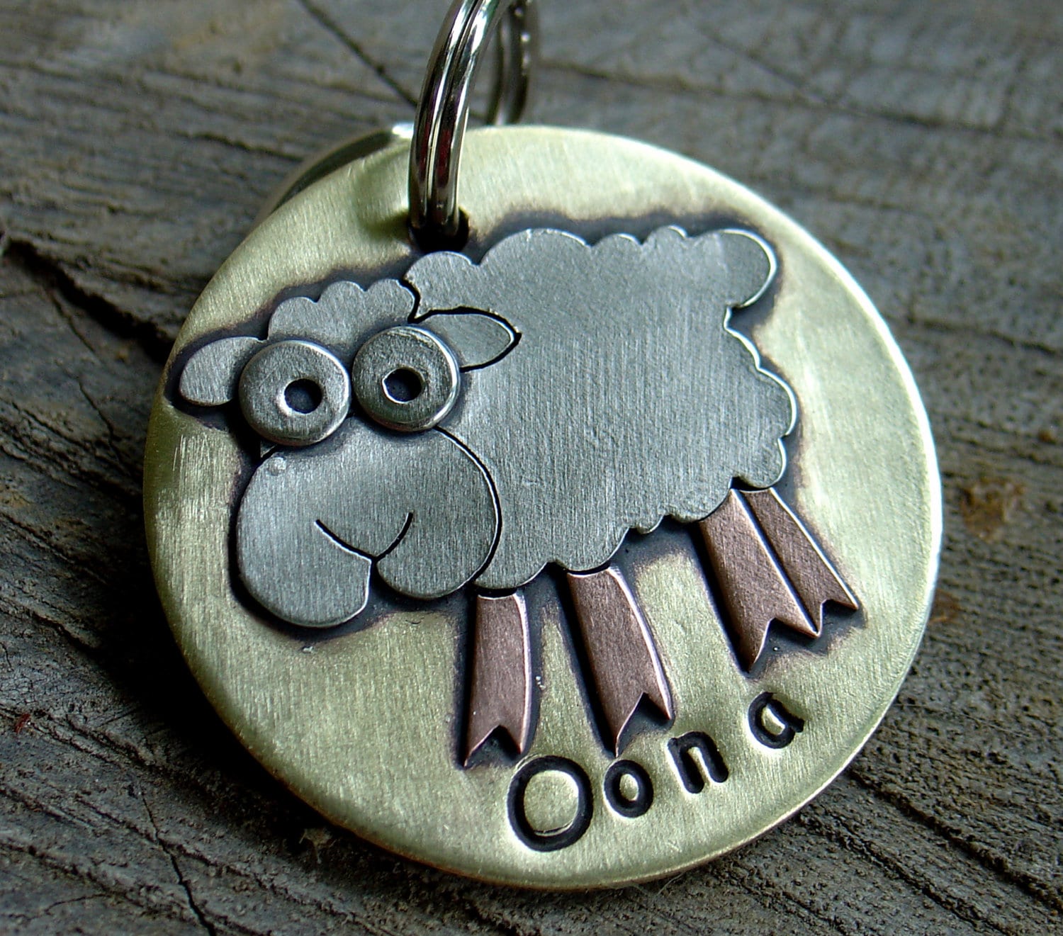 Sheep Dog Id Tag - Wacky Id Tag For Dogs