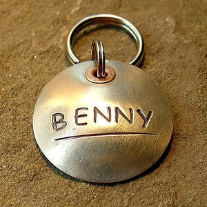 Dog ID Tag So Simple in Silver image 2