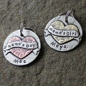 Dog ID Tag- Daddy&#39;s girl  tattoo inspired for cool big dogs