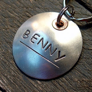 Dog ID Tag So Simple in Silver image 4