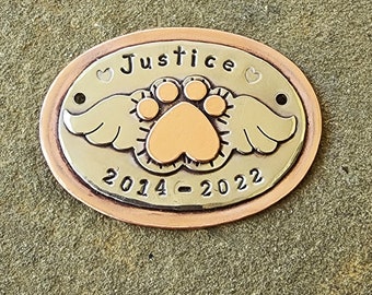 PET MEMORIAL- dog and cat urn plate- name and date plaque for urn- name plate for urn- pet remembrance