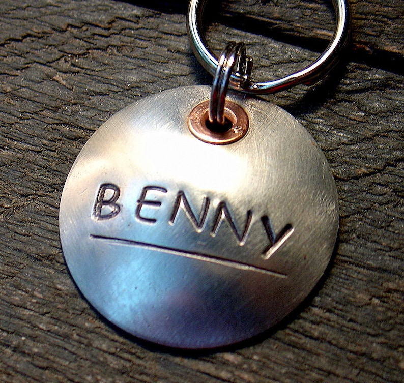 Dog ID Tag So Simple in Silver image 1