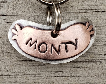 PET ID TAG- Custom Dog Tags- Dog Id Tag- Personalized Dog Tag- Pet Tag- Dog Tag- Weiner Dog- Dog Tags- Sausage