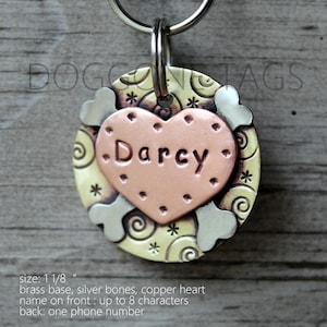 dog id tag - dog tag for dogs - pet id tag - pet tag - dog tag - pet accessory - dog tag personalized - doggonetags-Darcy