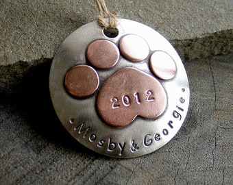 Pet Lovers Christmas tree ornament- personalized