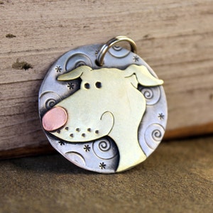 Greyhound Dog Tag - Dog ID Tag - Pet Tag - Dog Tags Custom-Greyhound or Whippet- breed tag or key chain