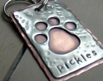 pickle shaped dog tag