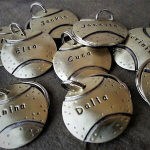 DOG TAG pet ID tag-pet tag-personalized dog tag-dog Id tag-pet tag-dog mom-dog tags-dog lover gift-handmade-doggonetags-tennis ball fetch image 4