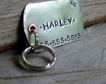 Placa de identificación para perro estilo militar XL - Placa de identificación para perro - Personalizada para tu mascota