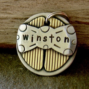 Dog ID Tags-the Mini Winston- small pet id tag for small dogs and cats