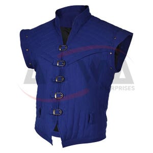 Prince Flynn Rider Outfit Tangled Rapunzel Thief Cosplay Costume Men Adult in Blue.