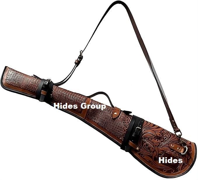 Vintage leather rifle scabbard - Etsy 日本