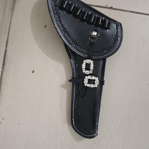 Handcrafted Civil War Revolver Holster - Authentic and Customizable