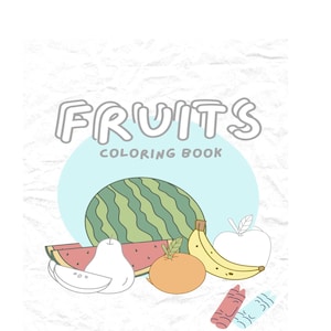 Fruits Coloring Book