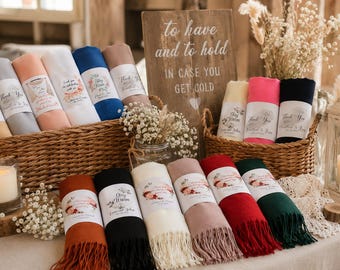 Pashmina Shawl Colorful Personalized Shawl Wedding Scarf Bridesmaid Shawl Pashmina Wrap Shawls for Wedding Wedding Shawl Scarves Gift