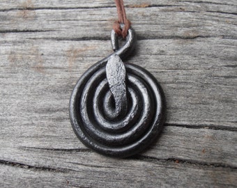 Saule Baltic Goddess Snake Amulet (Viking Norse Pagan Heathen Baltic) (Made to order)