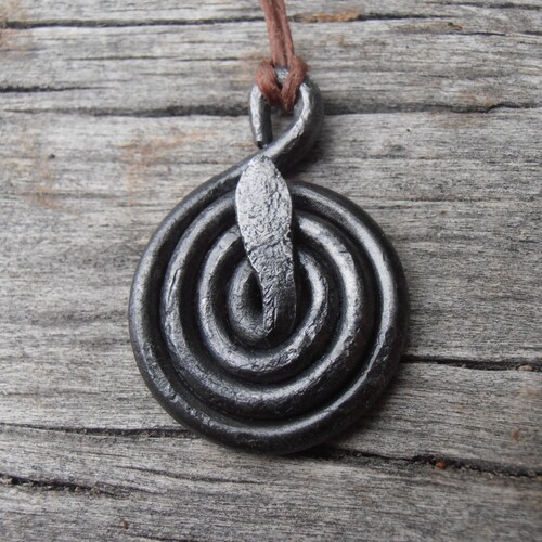 Saule Baltic Goddess Snake Amulet (Viking Norse Pagan Heathen Baltic) (Made to order)