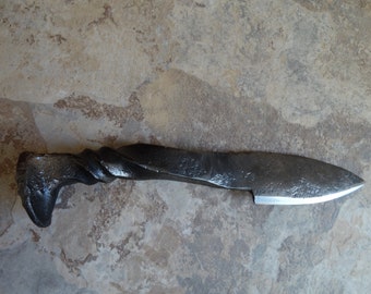 Classic American Railroad Spike Knife (knife forged RRS dagger)