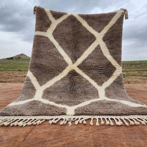 Moroccan rug Gray - Rugs for Living room - Beni ourain rug - Custom rug - Handmade rug - Area rugs - Wool Rugs - Berber rugs - Moroccan rug